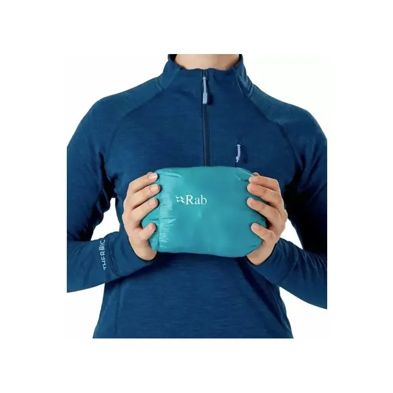 Chaqueta sin mangas para mujer Rab Chaleco ultraligero (Acero)