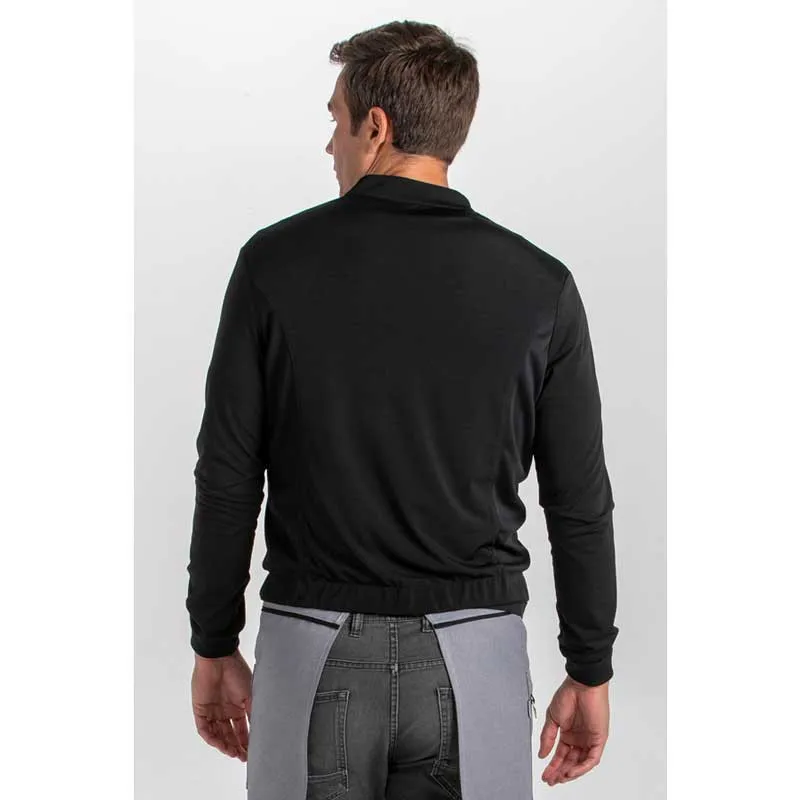 CHAQUETA SPORT HOMBRE DE PUNTO ELáSTICO NEGRO  DYNEKE