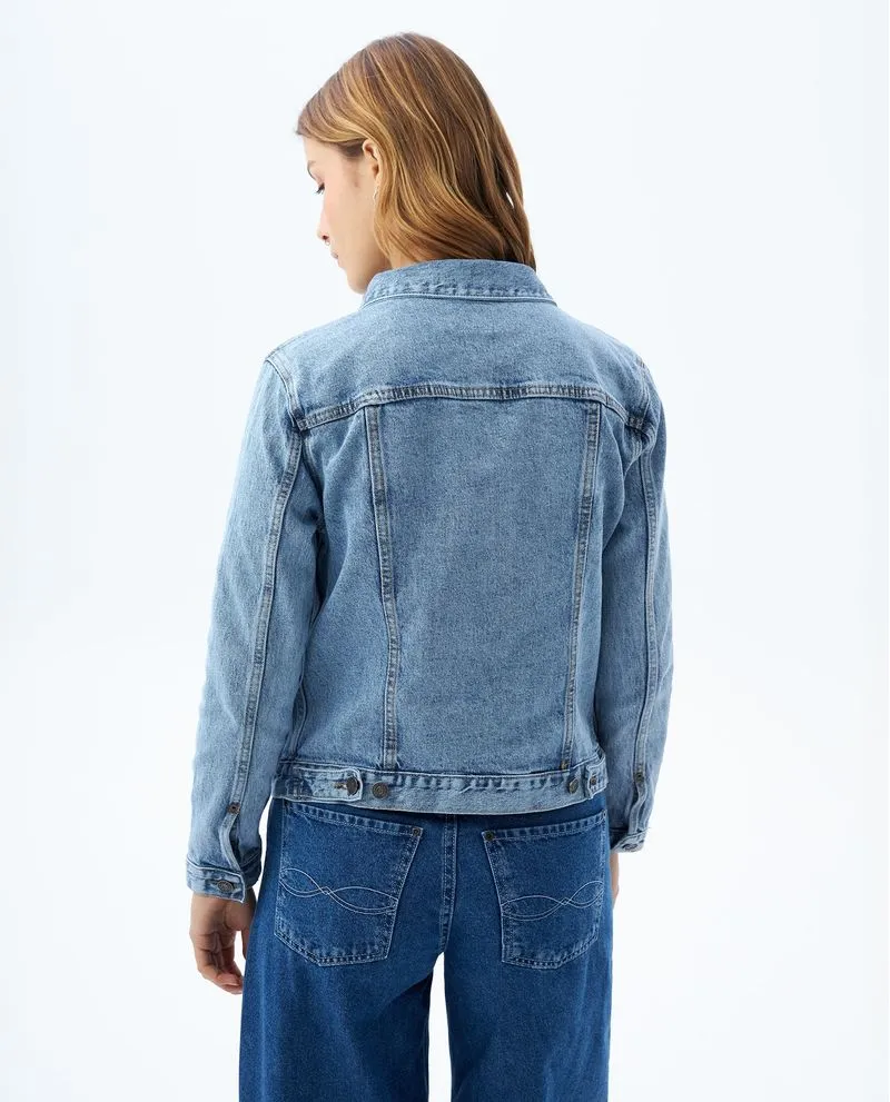 Chaqueta tono medio para mujer