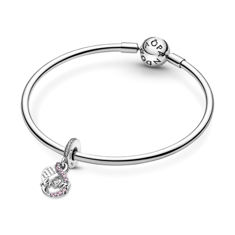 CHARM PANDORA COLGANTE PLATA DE LEY MAMA INFINITO EN PAVE 791468C01