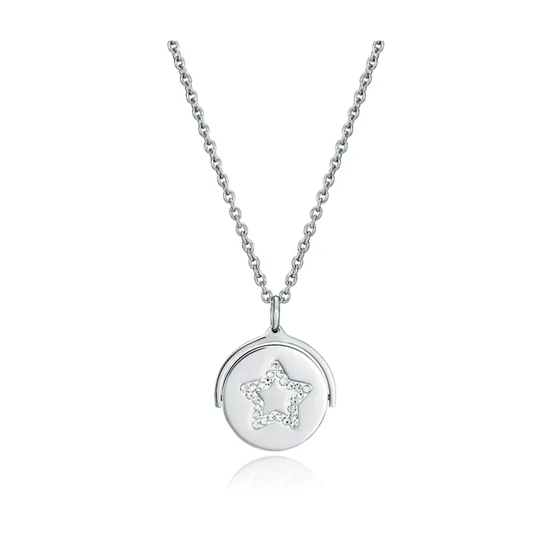 Colgante Viceroy Kiss de acero s con circonitas 75143C01000