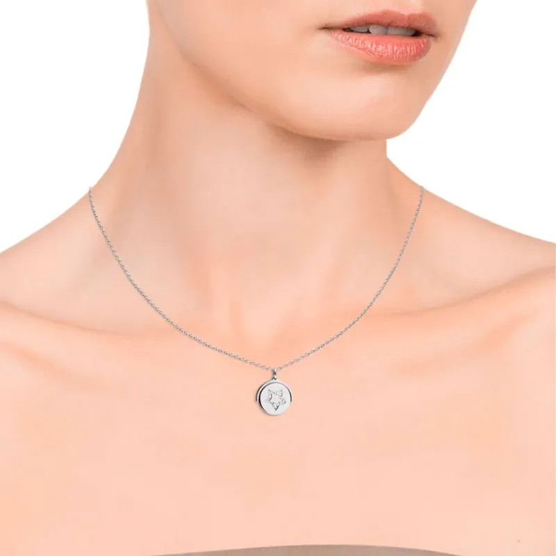 Colgante Viceroy Kiss de acero s con circonitas 75143C01000