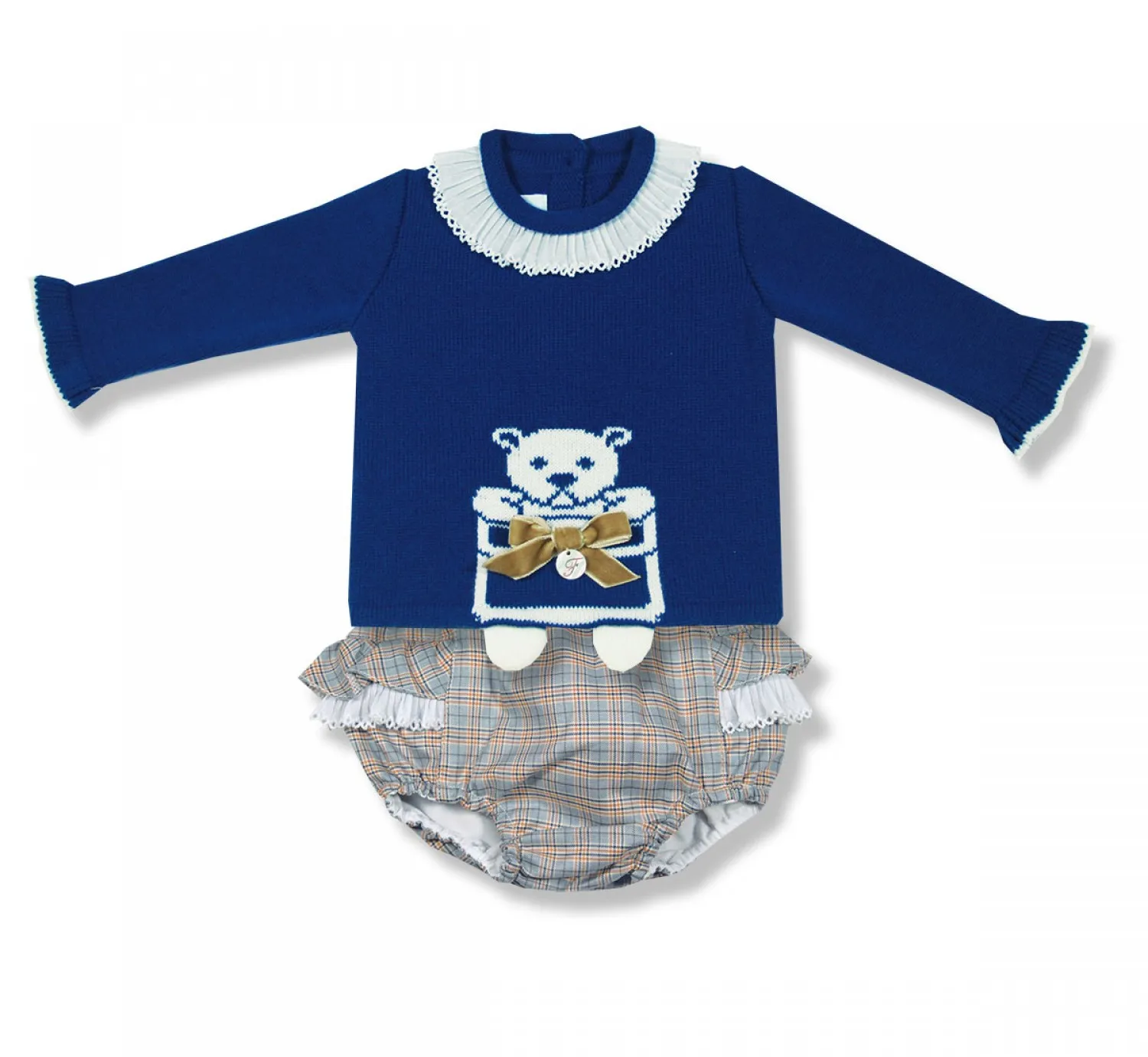 CONJUNTO DOS PIEZAS PARA NIñA DE FOQUE. CAPOTA OPCIONAL. OINV