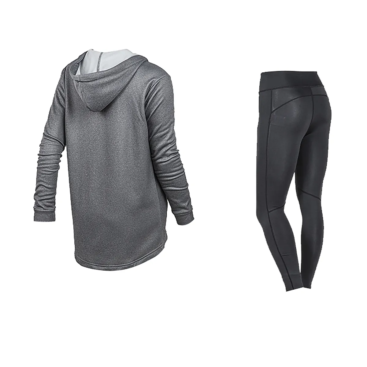 Conjunto Topper Entrenamiento Mujer Gris