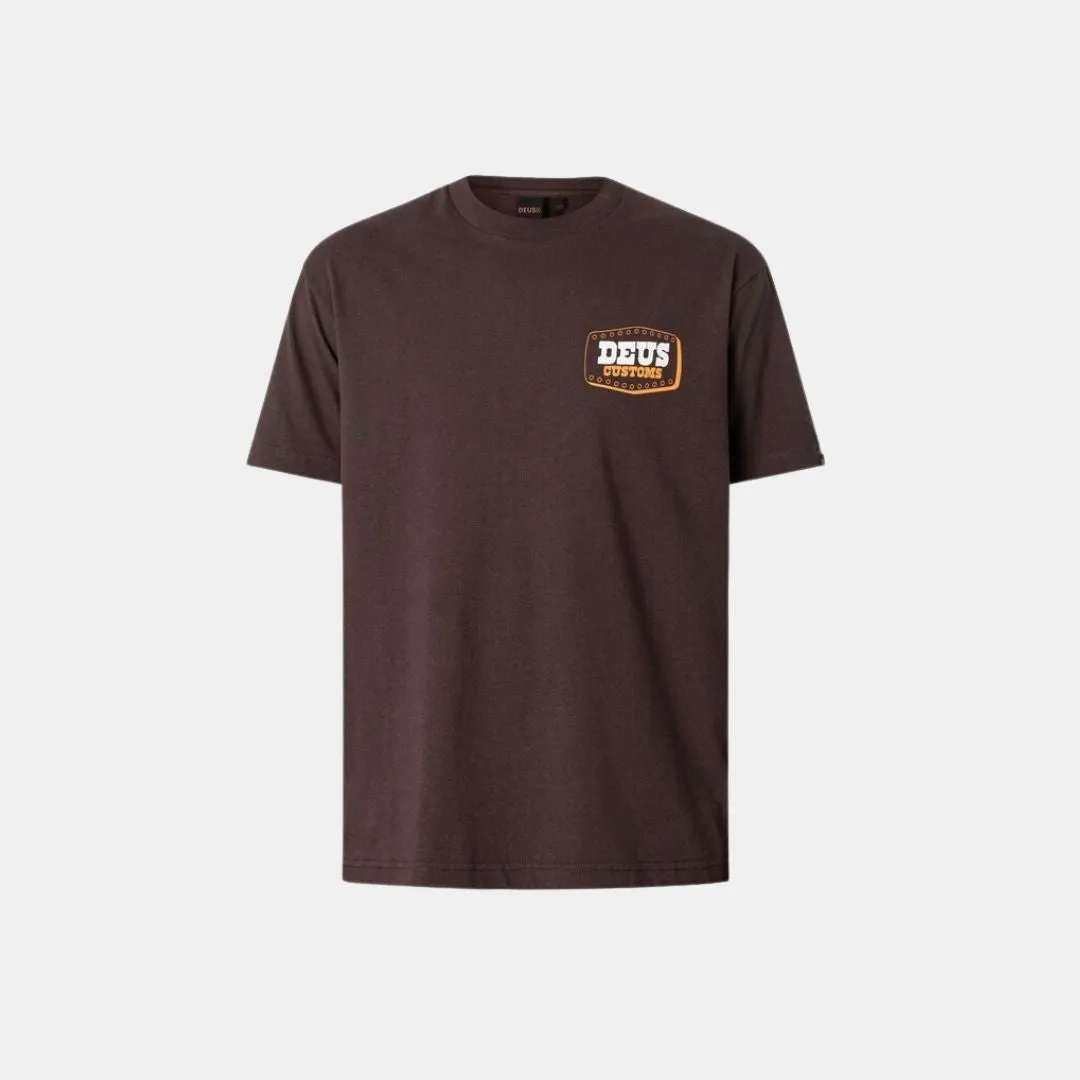 Deus Ex Machina Bucle Up Tee Choc Brown