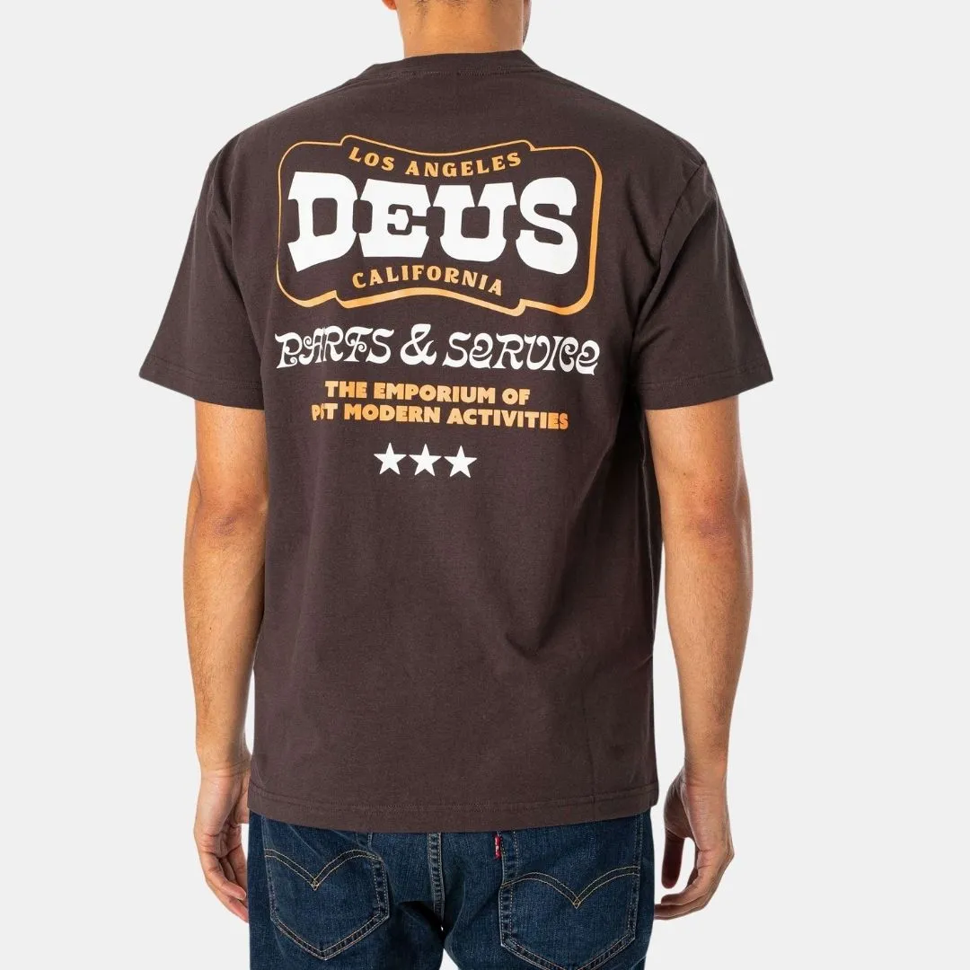 Deus Ex Machina Bucle Up Tee Choc Brown