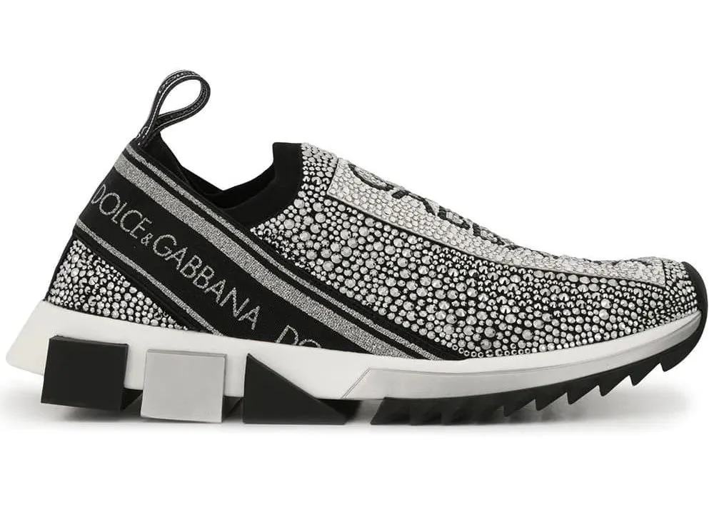 Dolce & Gabbana Sorrento Slip On Grey Crystal W