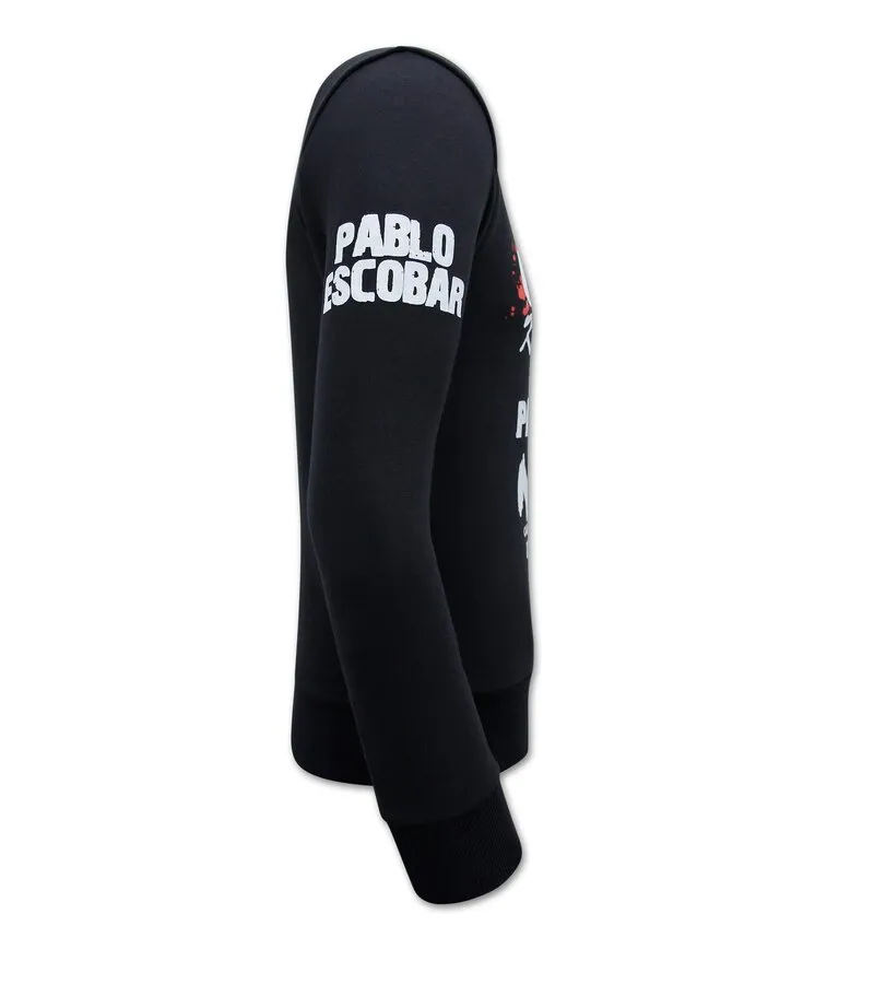 EL PATRON  JERSEY PABLO ESCOBAR HOMBRE  NEGRO