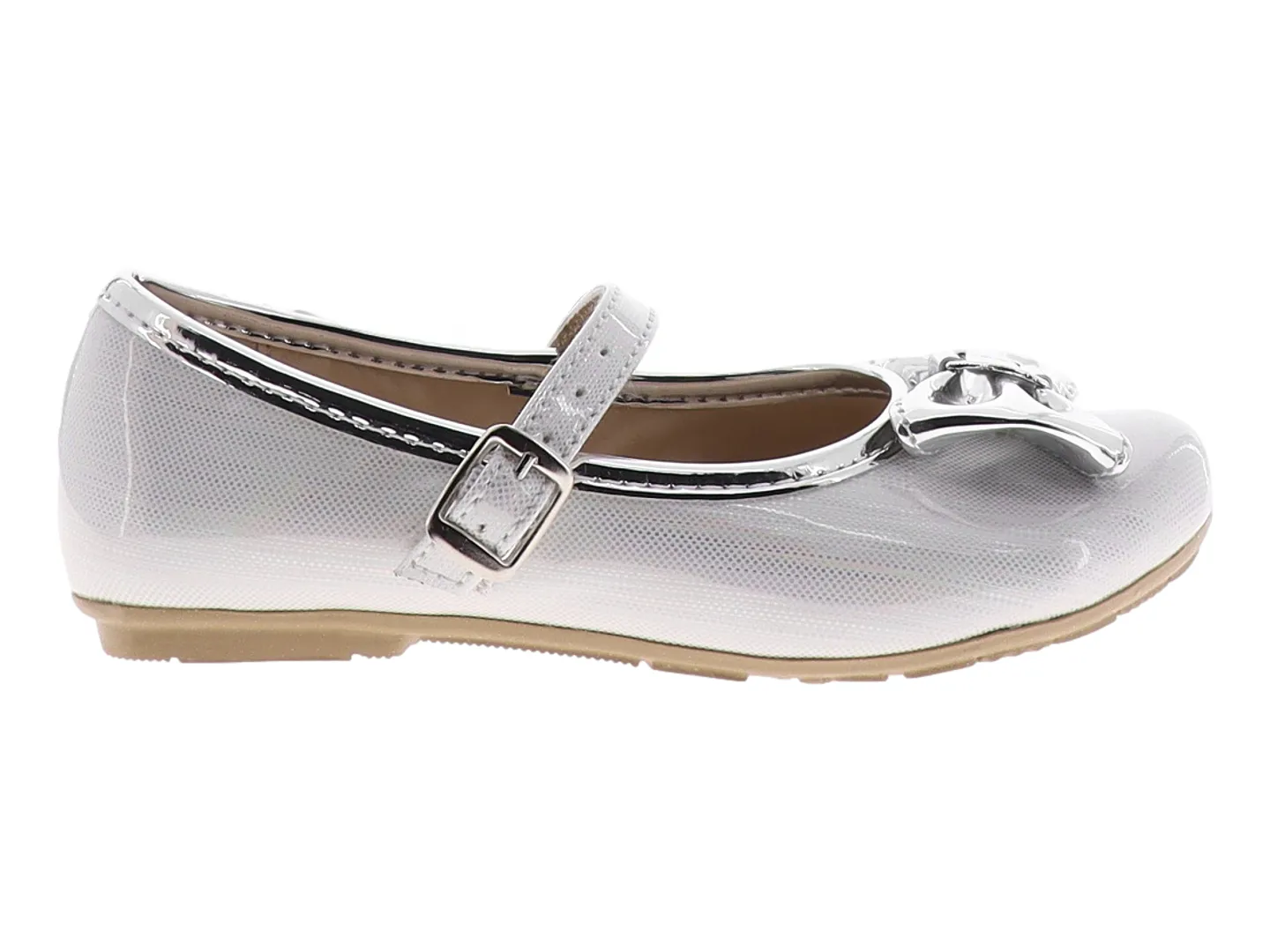 Flat Sarele 701 Blanco Para Niña