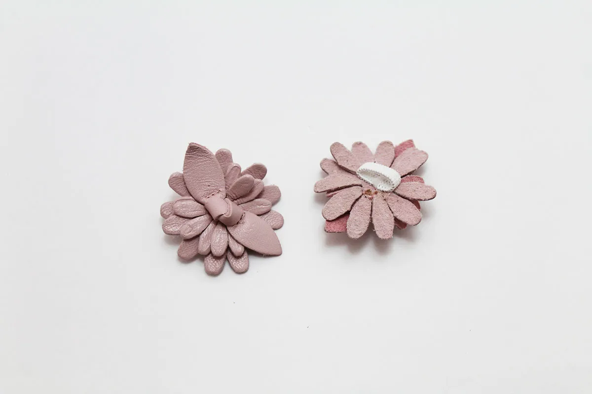 Flor petalos quita y pon elástico correa