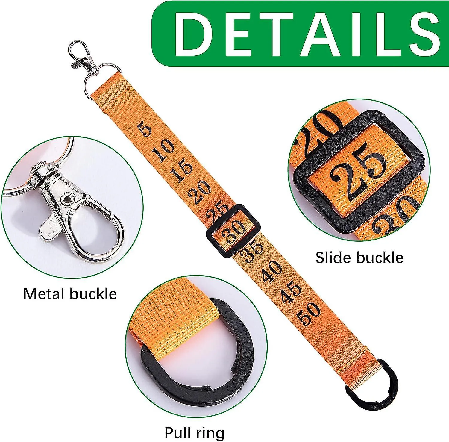 Football Referee Chain Clips, Football Yard Officials Markers, Professional Football Nylon Chain Clip For Men Head Linesman Umpi