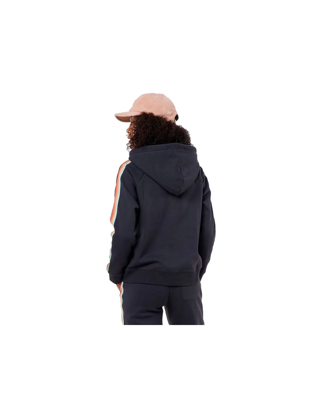 FULL ZIP STRIPED RIB