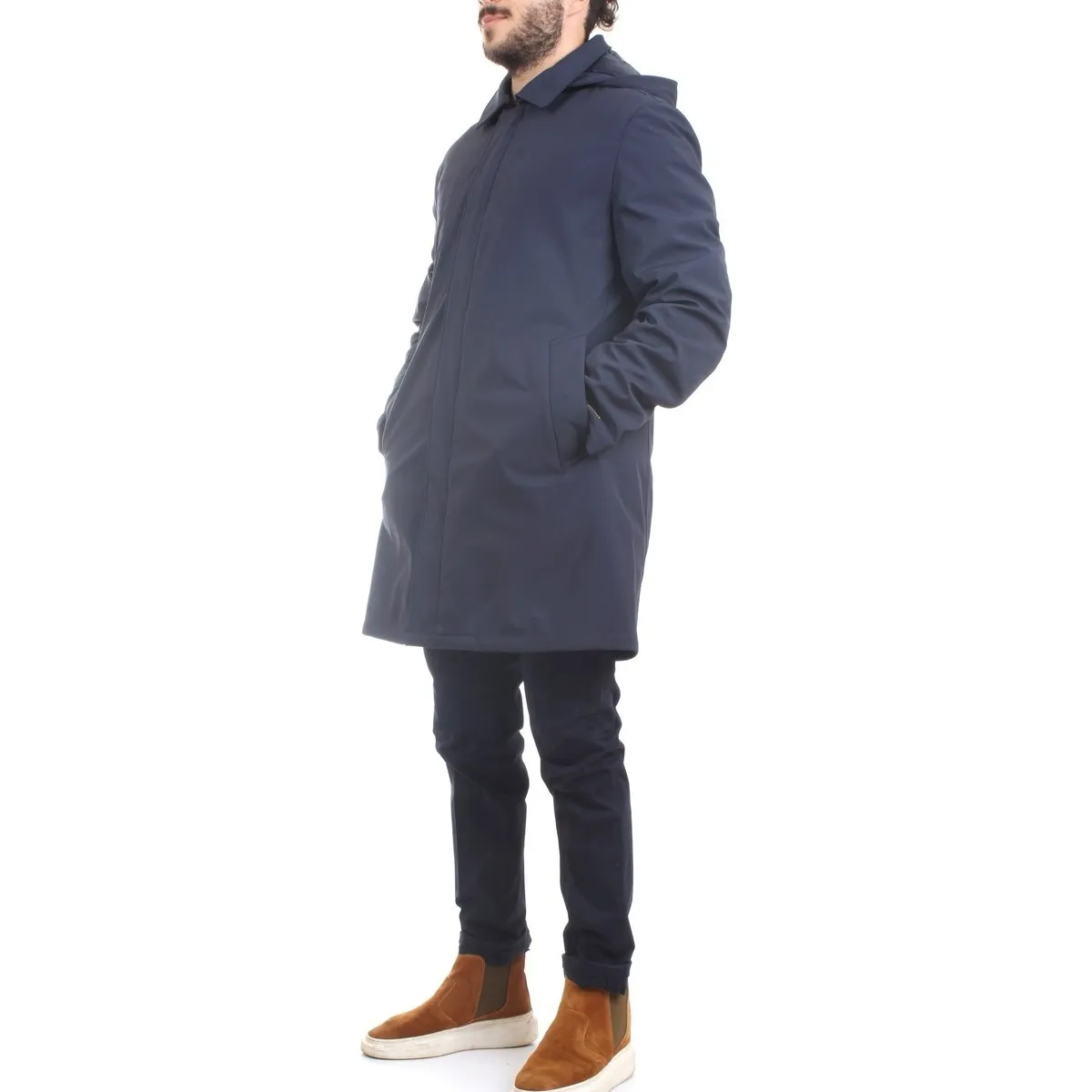 GBDA2001 Abrigo hombre azul