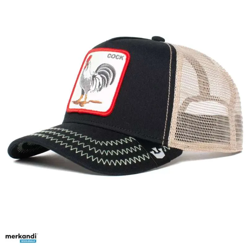 GOORIN BROS. THE COCK BLACK KOGUT TRUCKER  1010378BLK