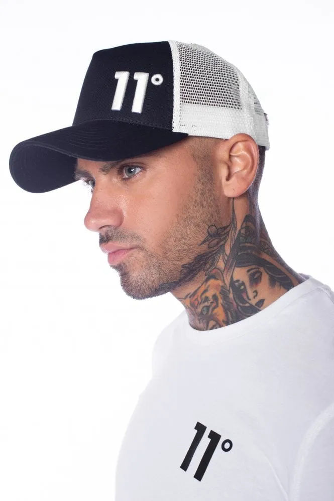 GORRA 11 NEGRO/BLANCO  11D082001