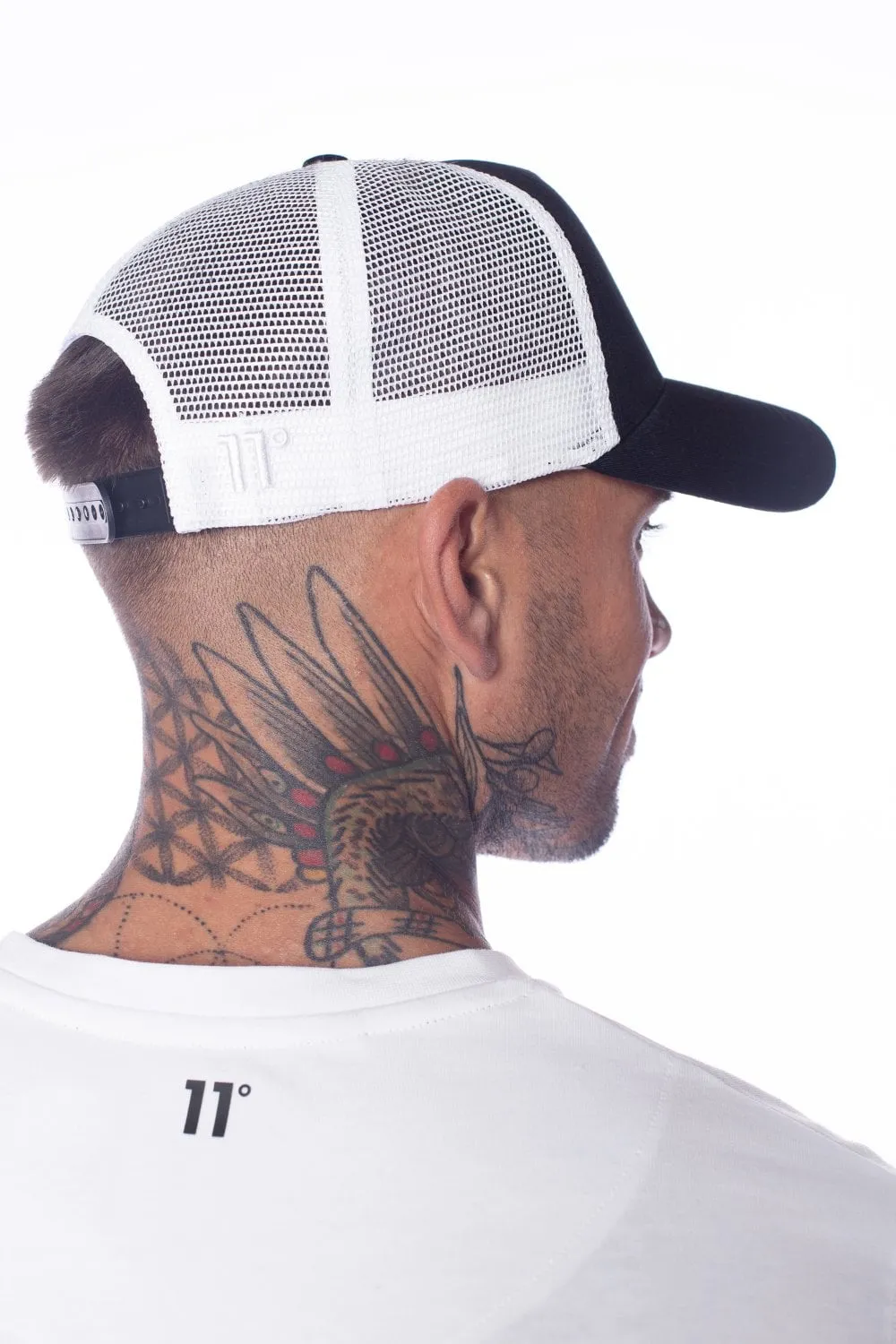 GORRA 11 NEGRO/BLANCO  11D082001