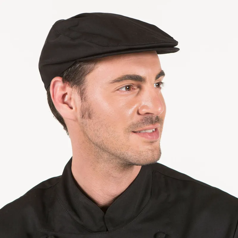 GORRA PARA HOSTELERíA NEGRA CON VISERA SIROS  GARY'S