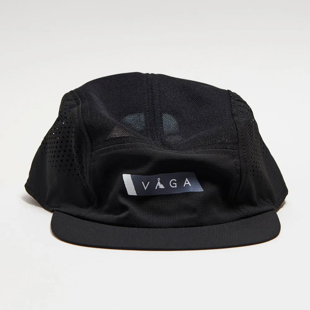GORRA VÅGA FEATHER RACING CAP BLACK / CHARCOAL / MIST GREY / WHITE