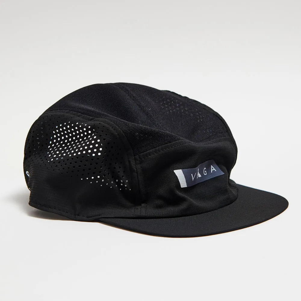 GORRA VÅGA FEATHER RACING CAP BLACK / CHARCOAL / MIST GREY / WHITE