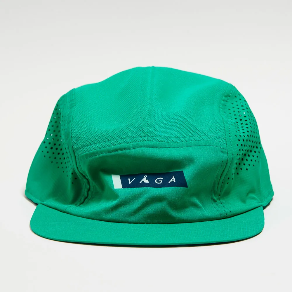 GORRA VÅGA FEATHER RACING CAP ELECTRIC MINT / NAVY BLUE