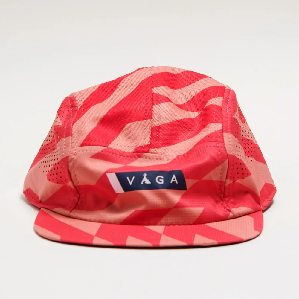 GORRA VÅGA FEATHER RACING CAP PASTEL ORANGE / PEACH / NAVY BLUE