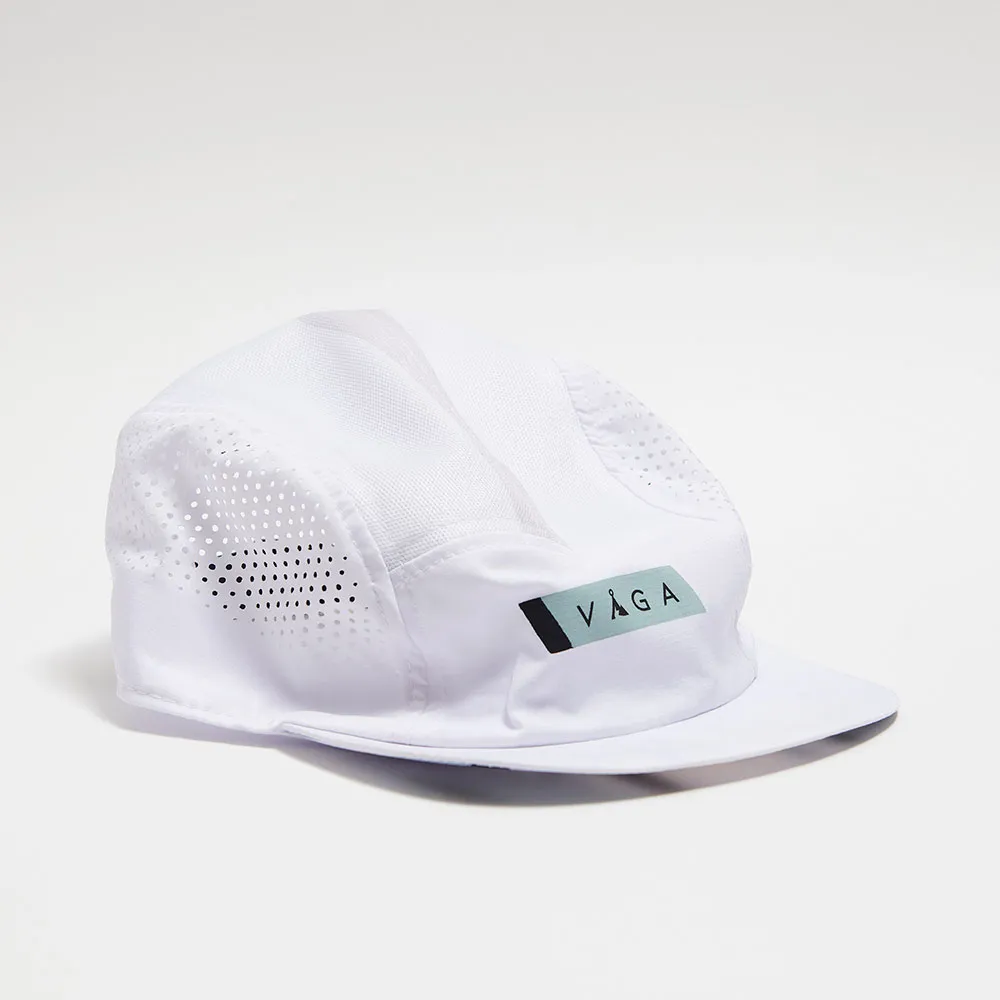 GORRA VÅGA FEATHER RACING CAP WHITE / MIST GREY / BLACK