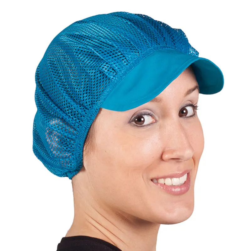 GORRAS DE REJILLA TURQUESA PACK DE 10 UDS  GARY'S