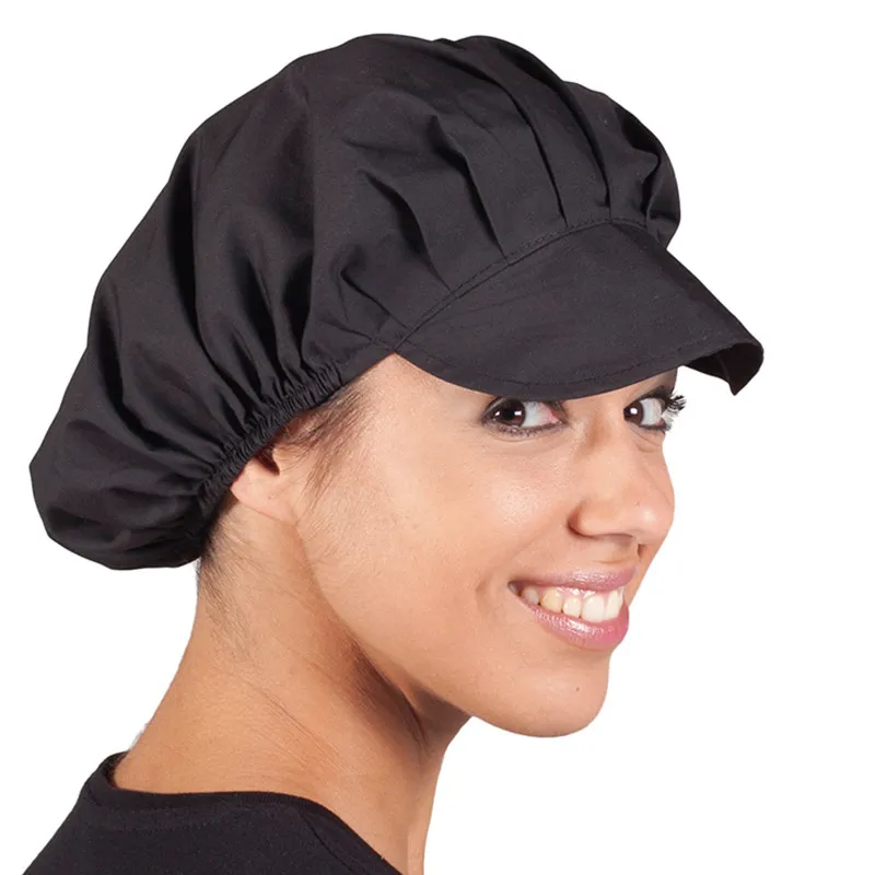 GORRAS NEGRAS POPELíN EN PACK DE 10 UDS.  GARY'S