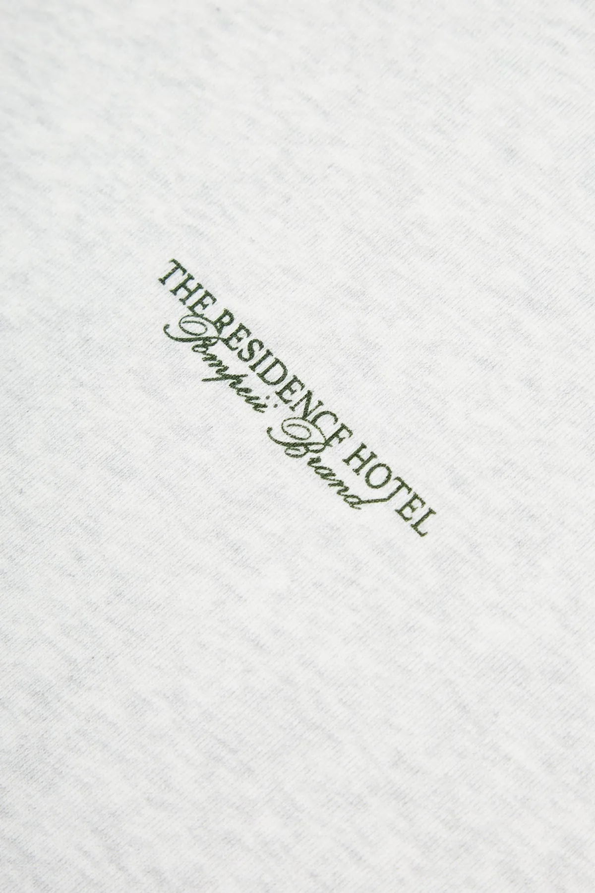 GREY RESIDENCE HOTEL GRAPHIC CREW NECK