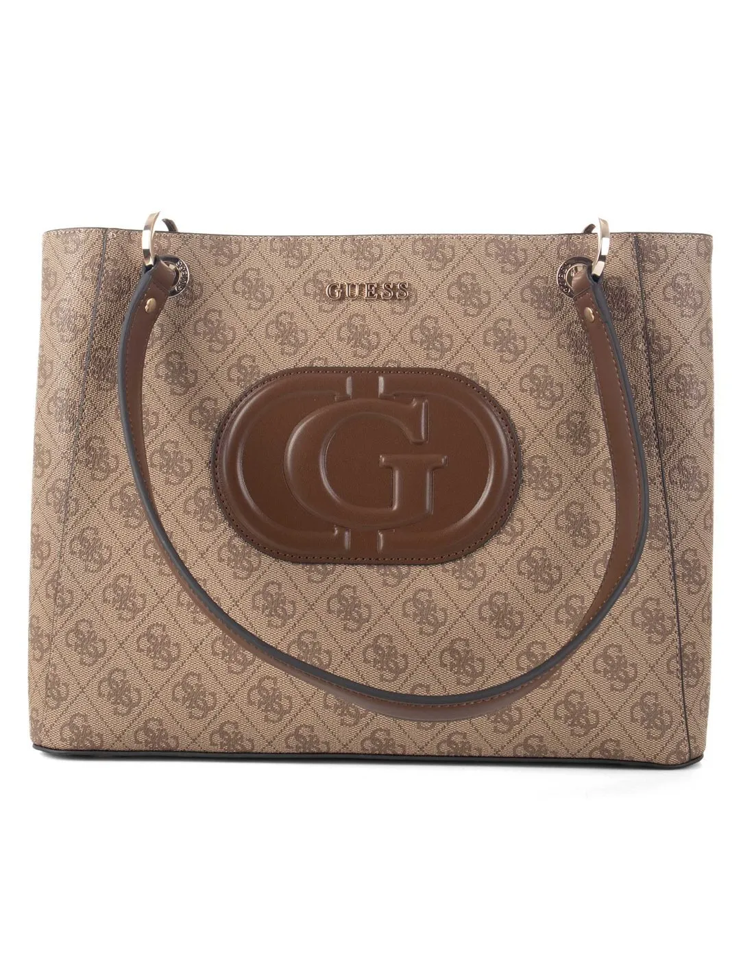 GUESS  BOLSO SHOPPER MARRóN ECO MIETTA ESG951325 