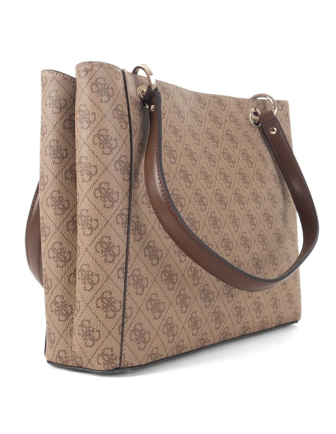 GUESS  BOLSO SHOPPER MARRóN ECO MIETTA ESG951325 
