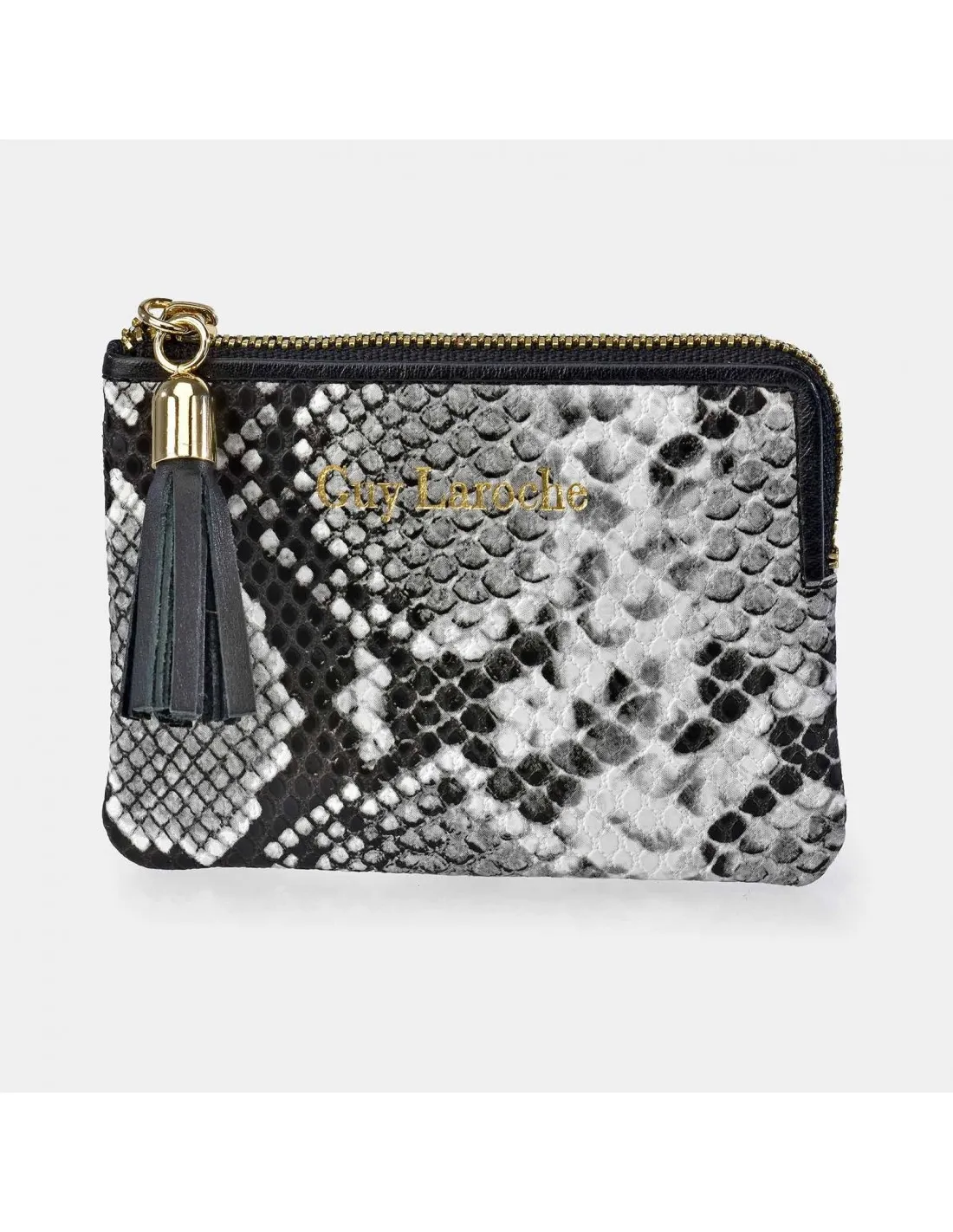 GUY LAROCHE tarjetero cremallera pequeño mujer sintético Serpiente