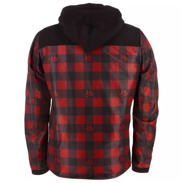 Helstons Wood Air Black Red 