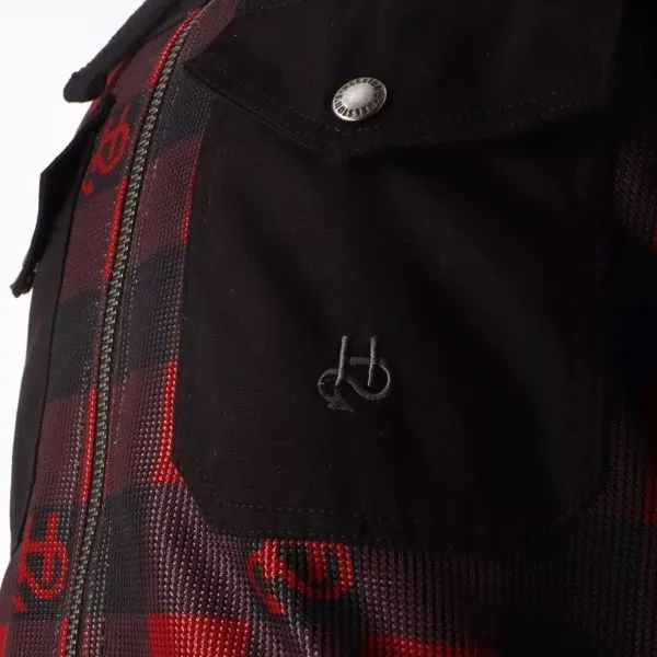 Helstons Wood Air Black Red 