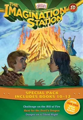 IMAGINATION STATION BOOKS 3PACK: CHALLENGE ON THE HILL OF FIRE / HUNT FOR THE DEVIL'S DRAGON / DANGER ON A SILENT NIGHT