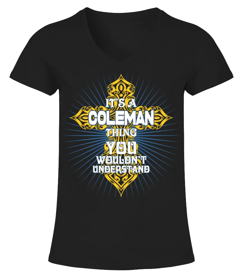It's A Coleman Thing Camiseta cuello pico Mujer