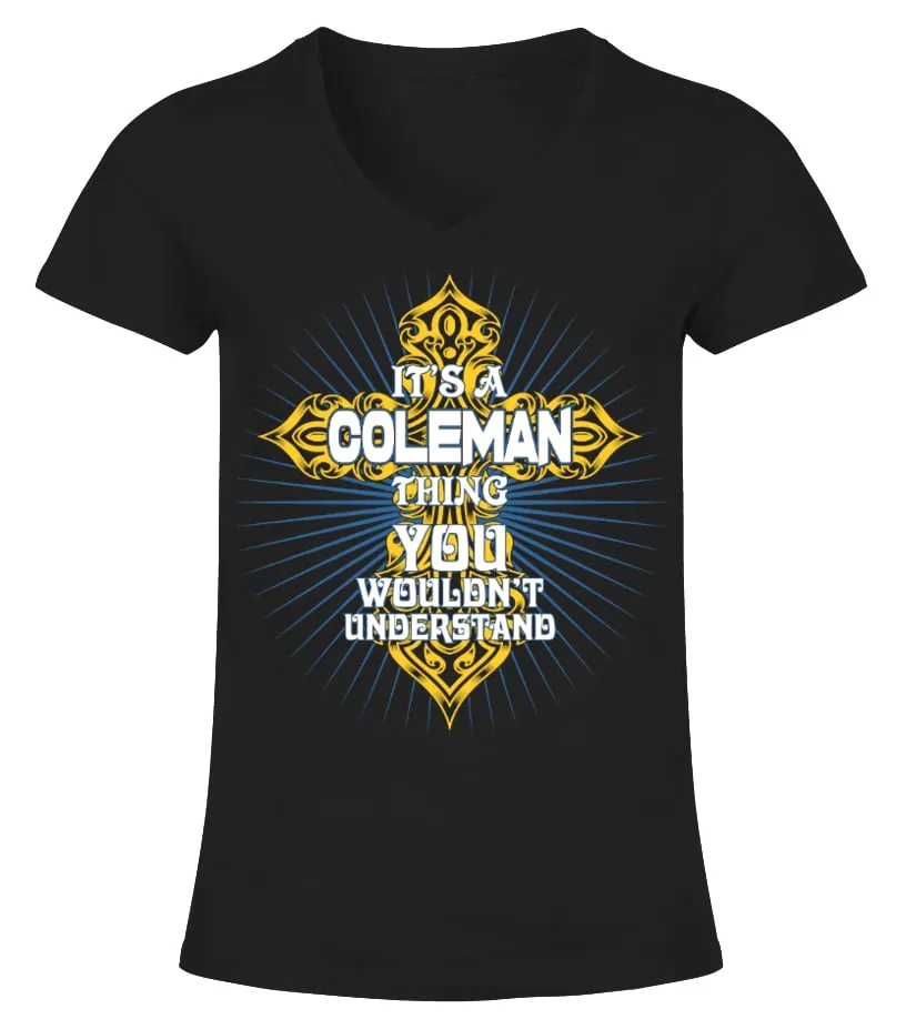 It's A Coleman Thing Camiseta cuello pico Mujer