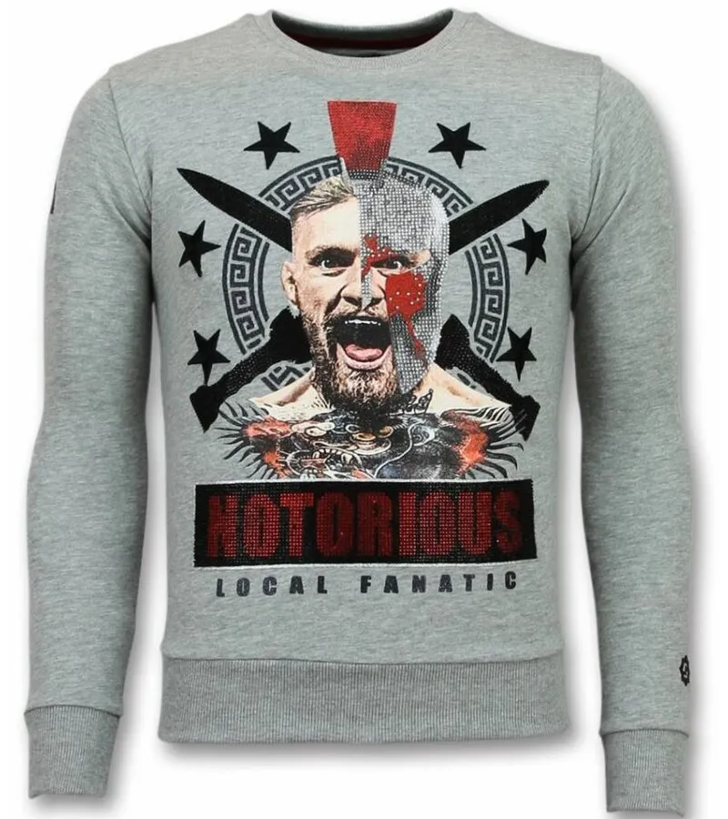 JERSEY HOMBRE CONOR NOTORIOUS  GRIS