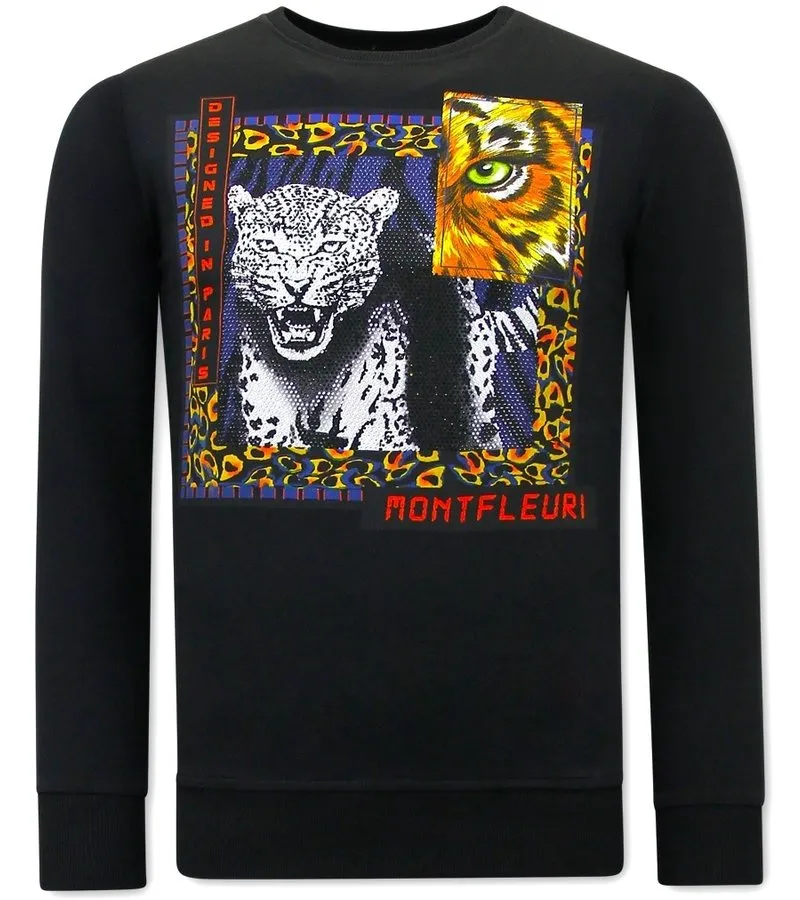 JERSEY HOMBRE TIGER POSTER  3627  NEGRO