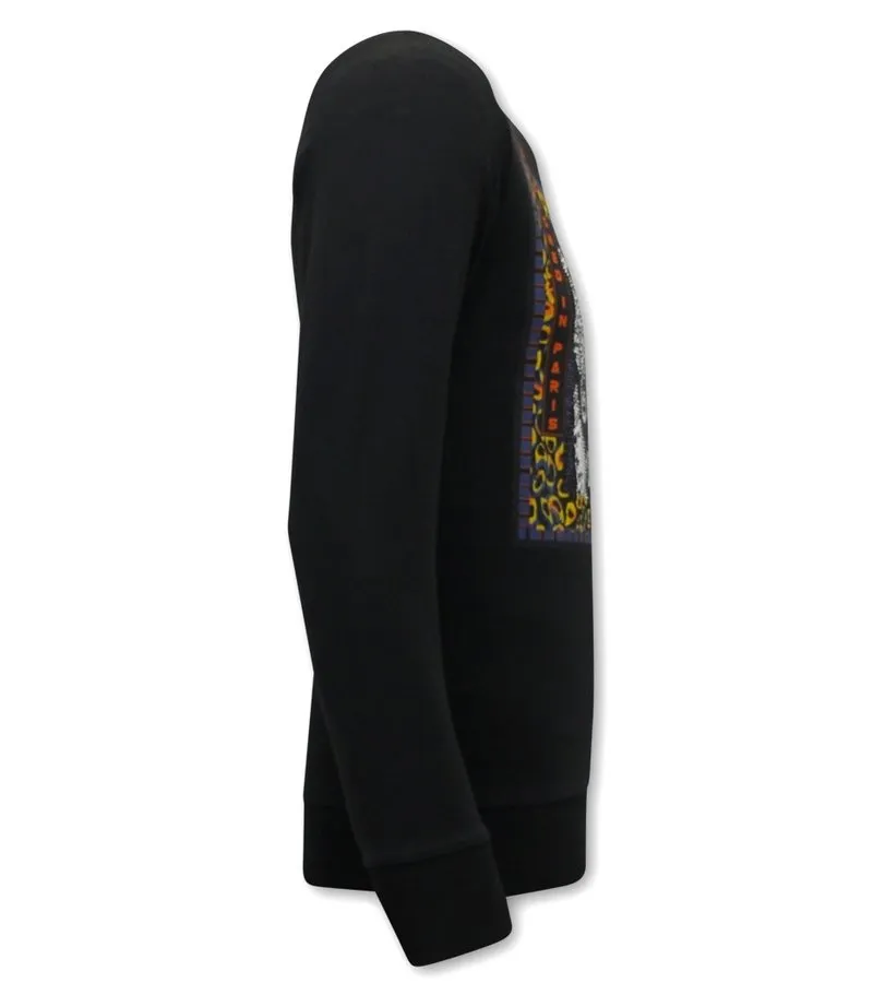 JERSEY HOMBRE TIGER POSTER  3627  NEGRO