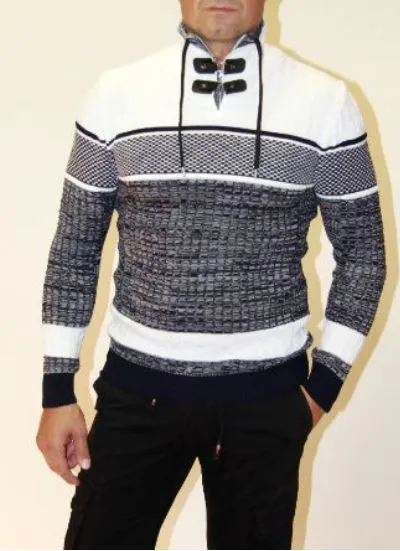 JERSEY LOWCOSTMANIA 4525 BLANCO Y MARINO