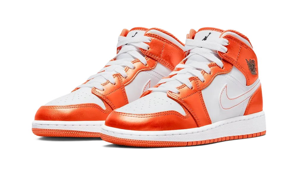 Jordan Air Jordan 1 Mid "Metallic Orange" GS
