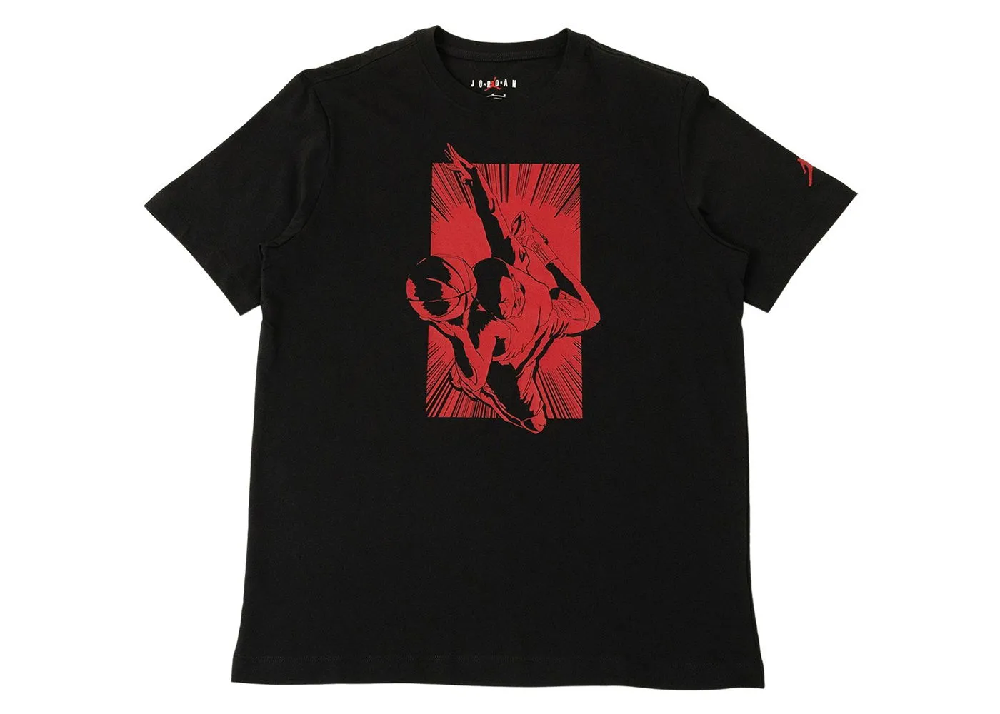 Jordan Jordan MJ Dunk Tee Black/Gym Red/Gym Red