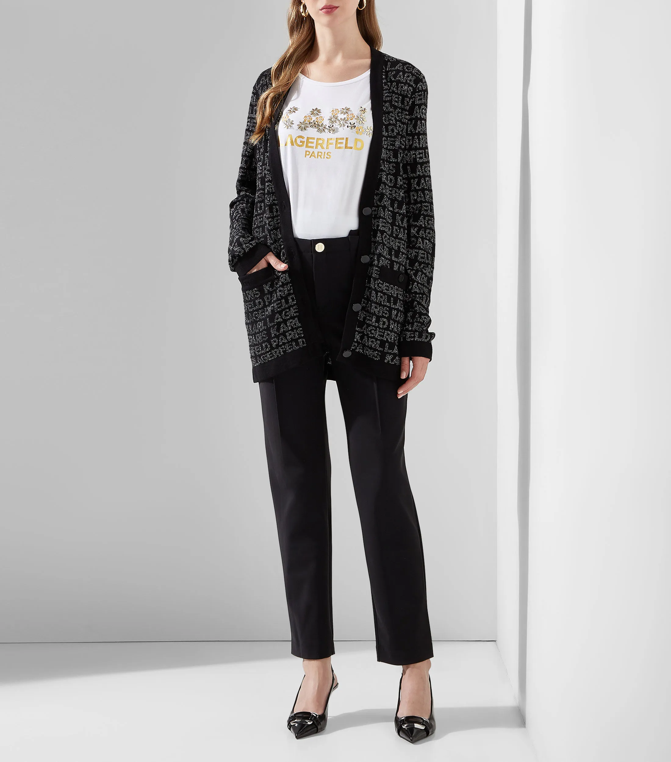 Karl Lagerfeld Cárdigan cuello V Mujer
