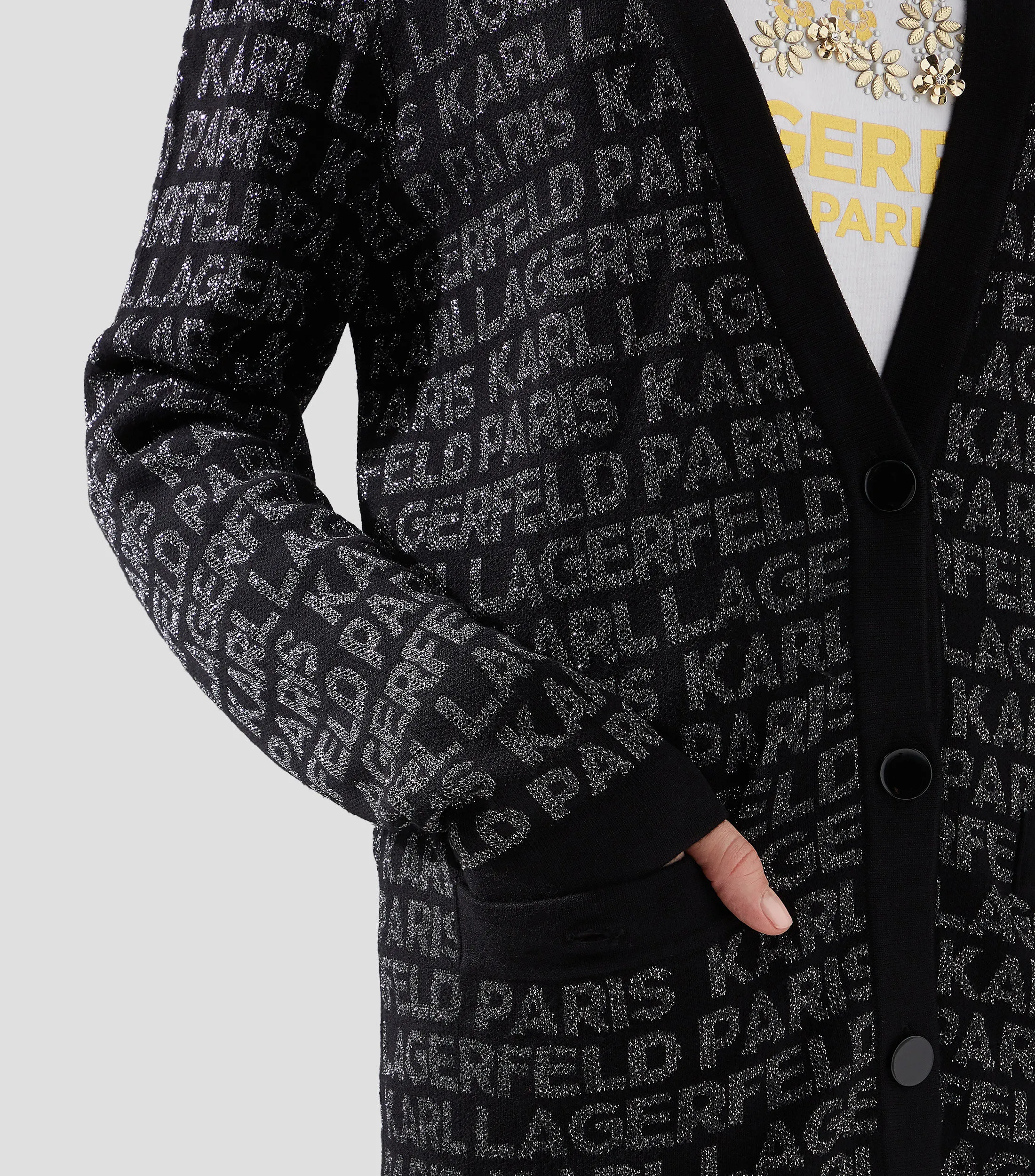 Karl Lagerfeld Cárdigan cuello V Mujer