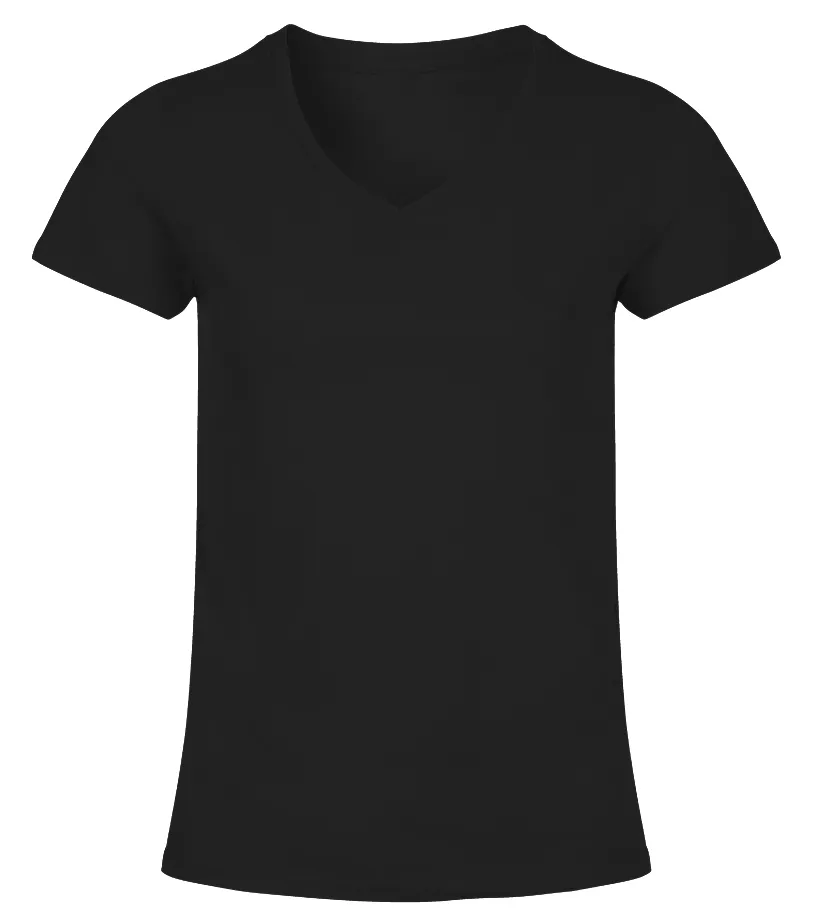 La muerte sonríe a todos Camiseta cuello pico Mujer