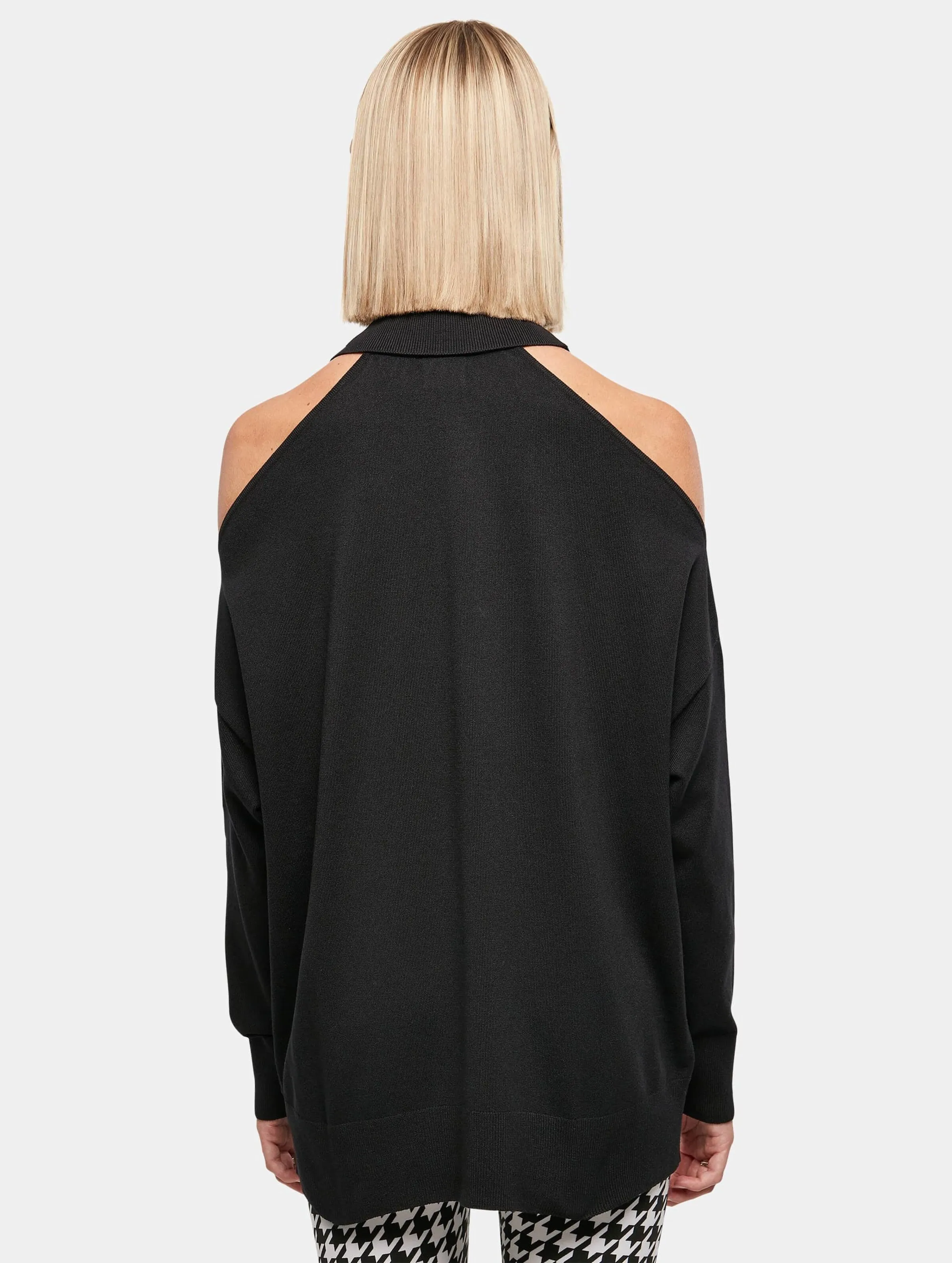 Ladies Cold Shoulder Turtelneck