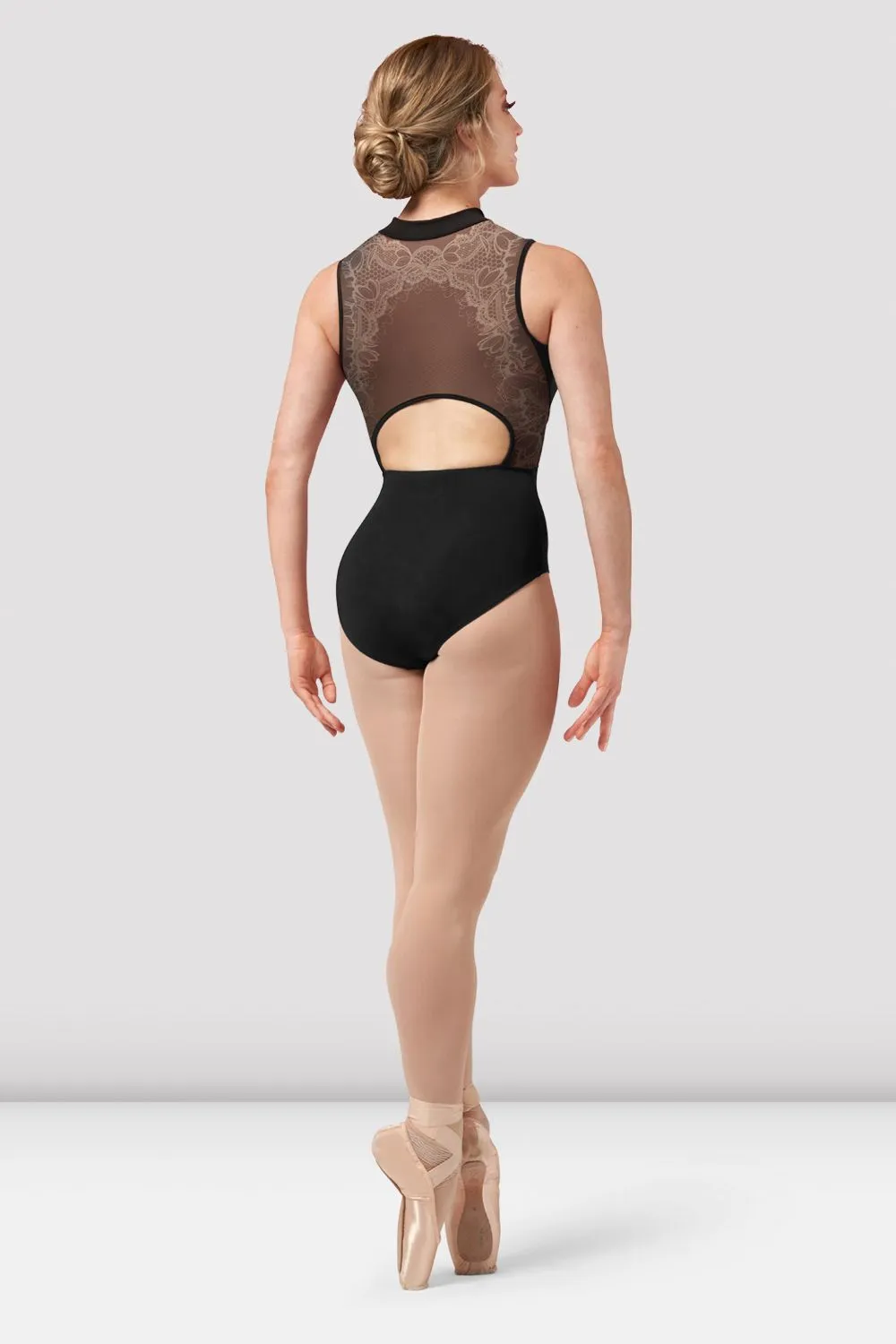 Ladies Harper Zip Front Leotard