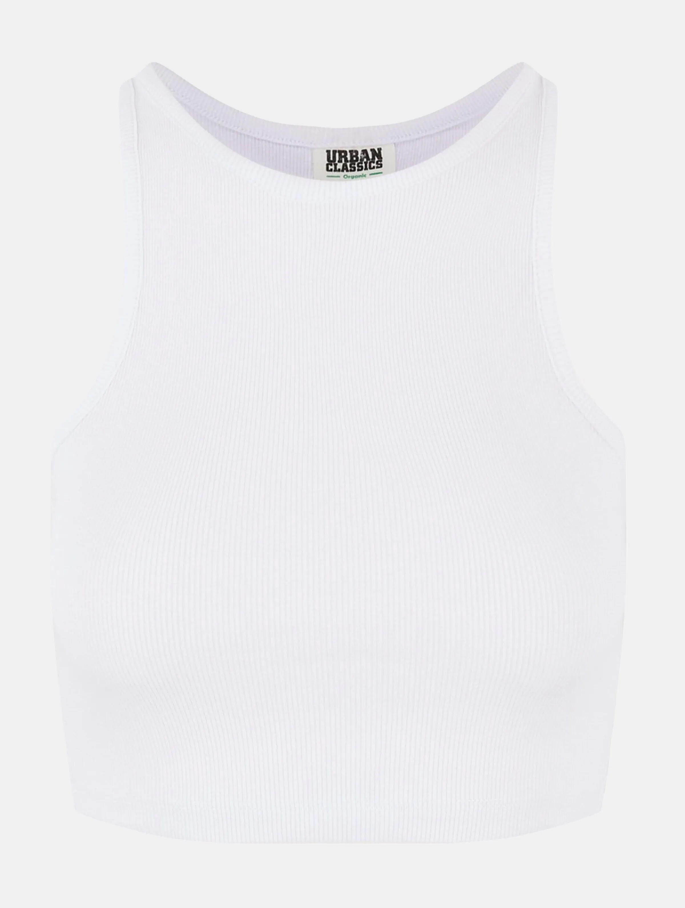 Ladies Organic Cropped Rib 