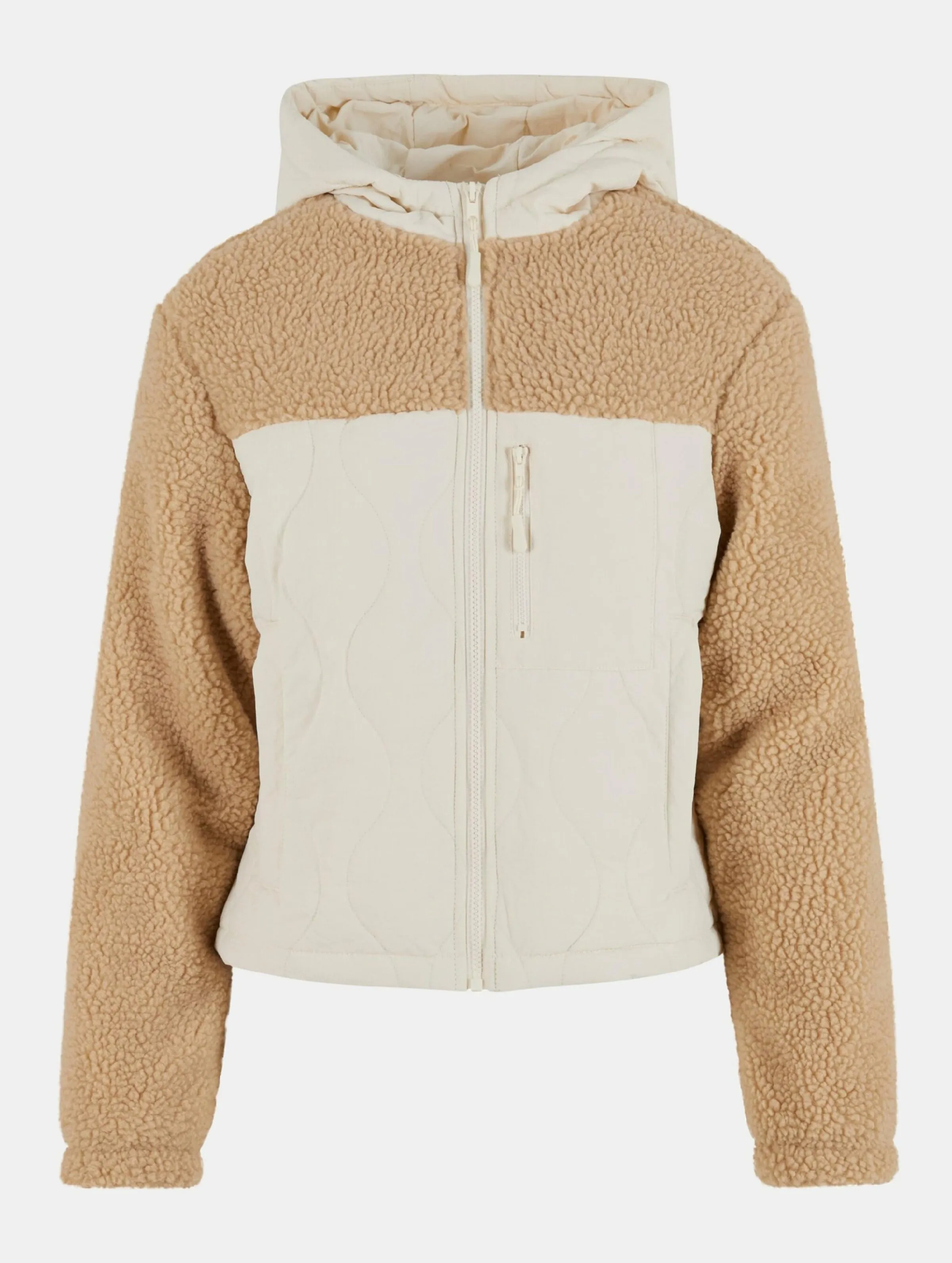 Ladies Sherpa Crinkle Nylon Mix